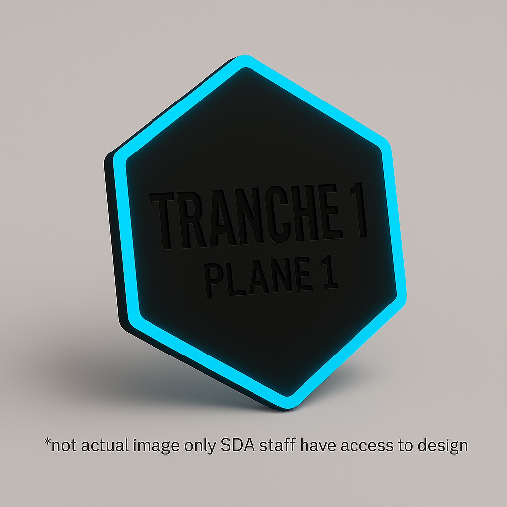 SDA Commemorative T1 Launch Coin